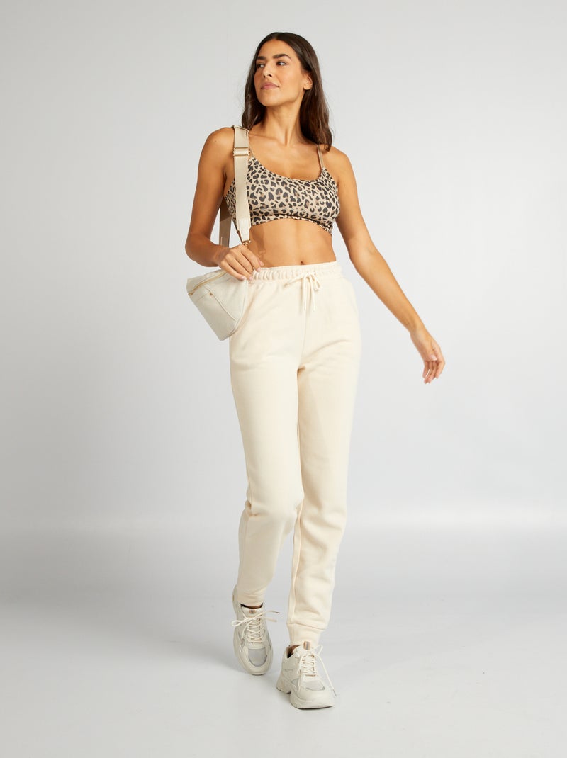 Pantalon de jogging Blanc - Kiabi