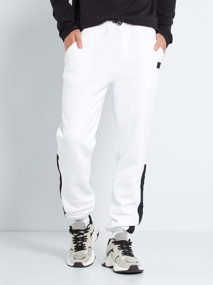 Pantalon de jogging - blanc - Kiabi - 17.00€