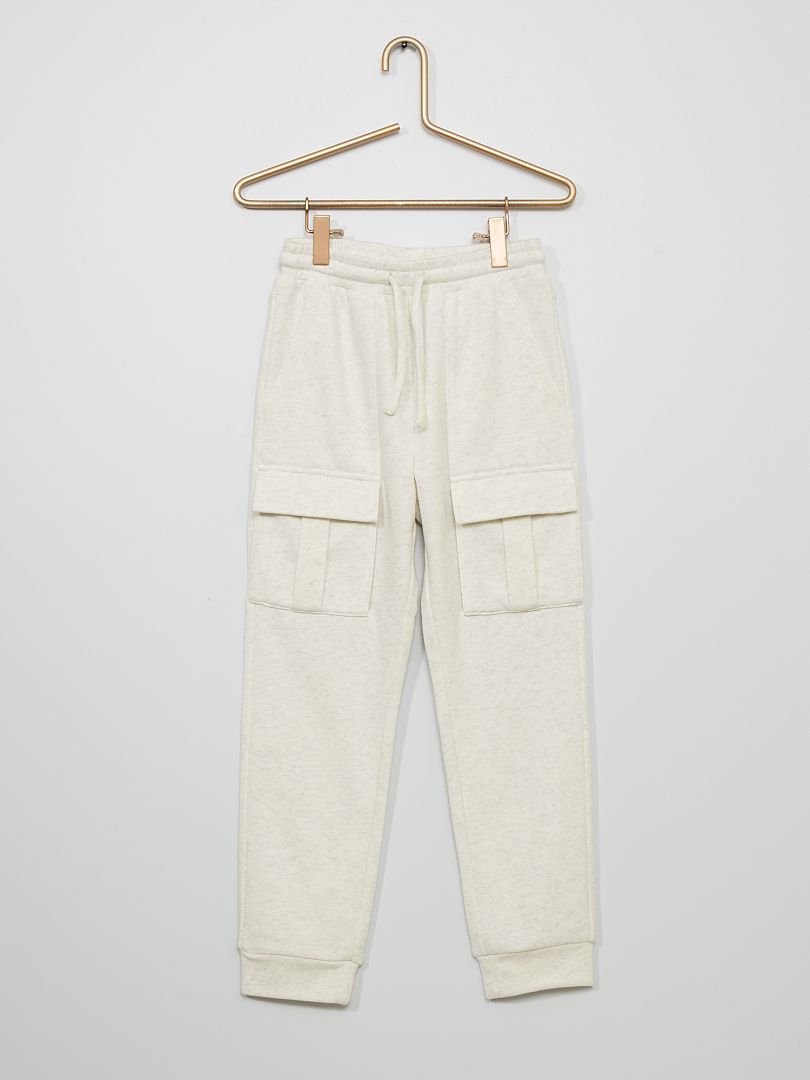 Pantalon de jogging blanc - Kiabi