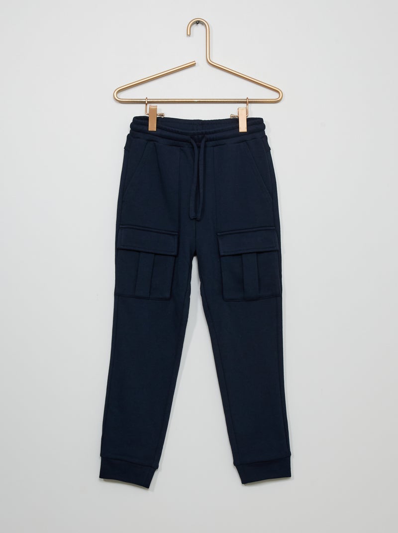 Pantalon de jogging bleu marine - Kiabi