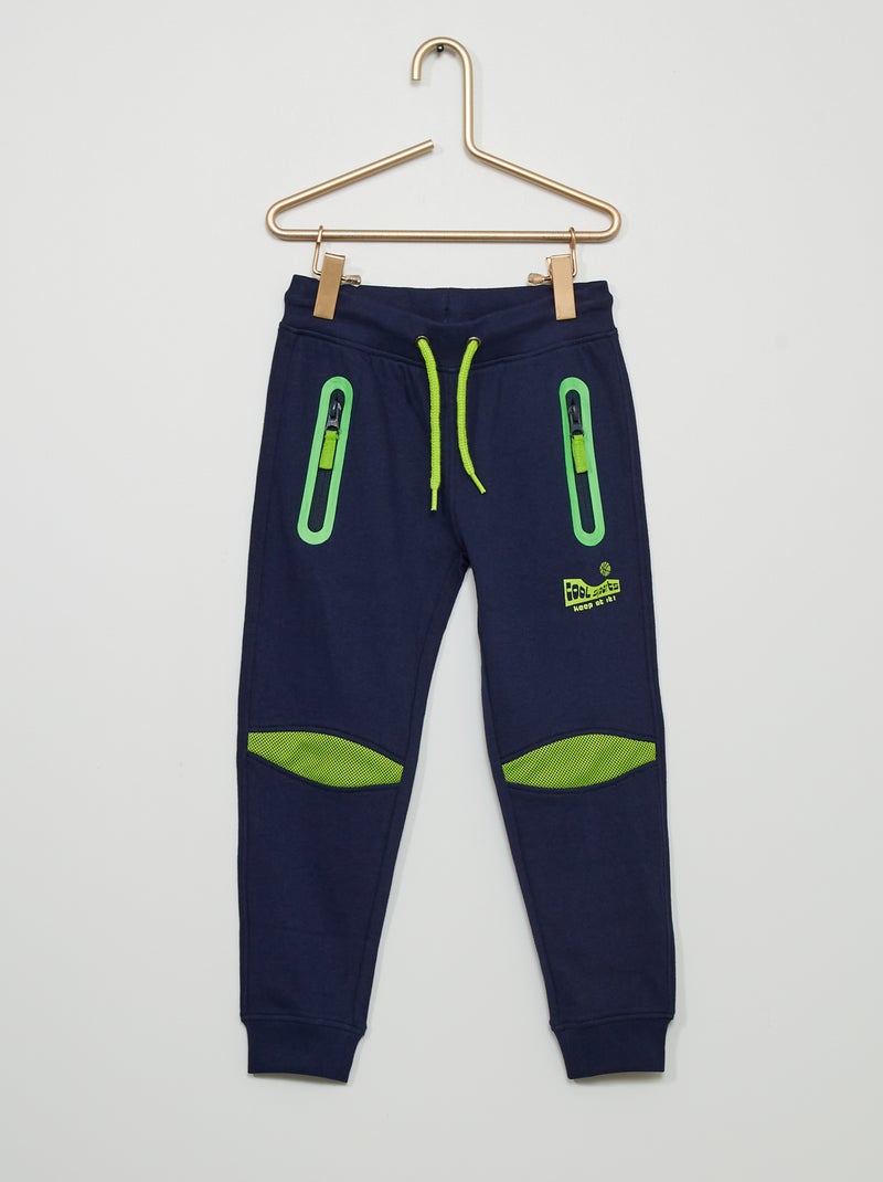 Pantalon de jogging bleu marine - Kiabi