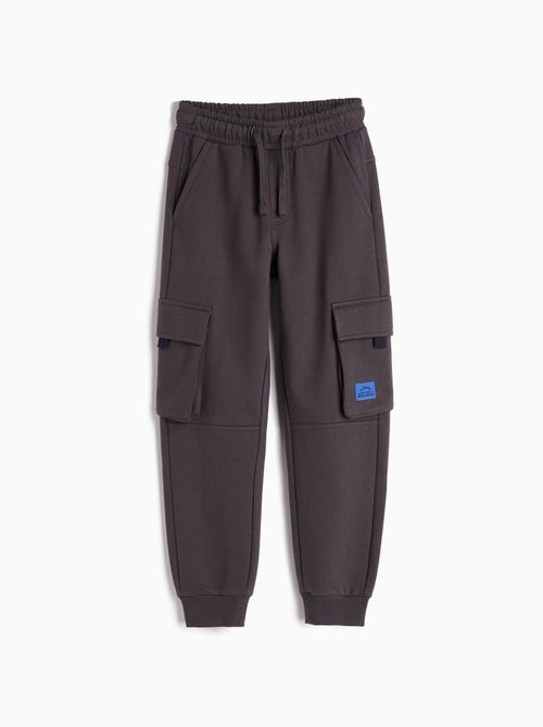 Pantalon de jogging cargo en polaire MO Fashion - Kiabi