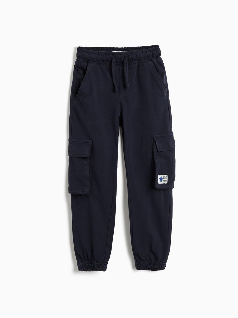 Pantalon de jogging cargo MO Fashion Bleu - Kiabi