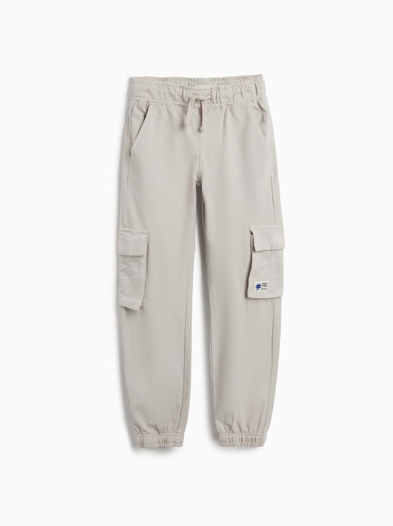 Pantalon de jogging cargo MO Fashion Gris - Kiabi