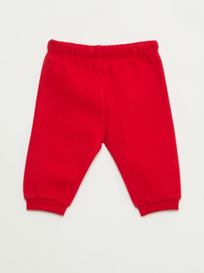 Pantalon de jogging 'Cars' 'Disney' Rouge - Kiabi