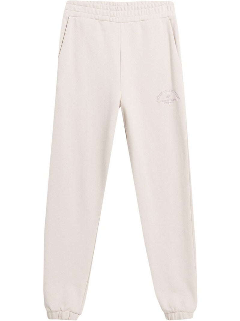 Pantalon de jogging cas f472 - 4f Beige - Kiabi
