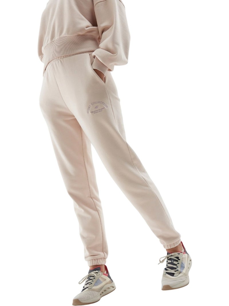 Pantalon de jogging cas f472 - 4f Beige - Kiabi