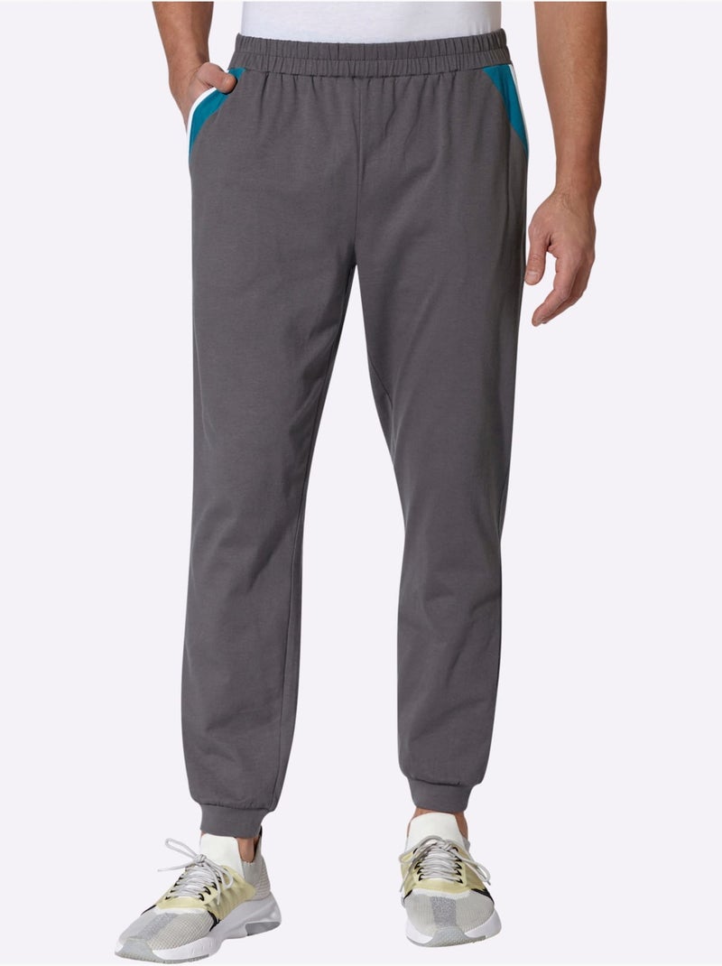 Pantalon de jogging ceinture élastique confortable - taille moyenne - moda vilona gris anthracite - Kiabi
