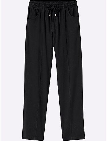 Pantalon de jogging ceinture élastique confortable - taille moyenne - moda vilona