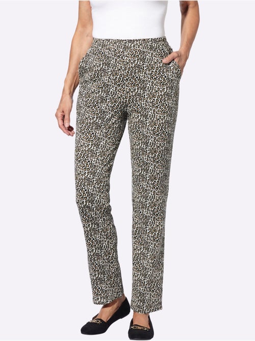 Pantalon de jogging ceinture élastique confortable - taille standard - moda vilona - Kiabi Pantalon de jogging ceinture élastique confortable - taille standard - moda vilona - Kiabi