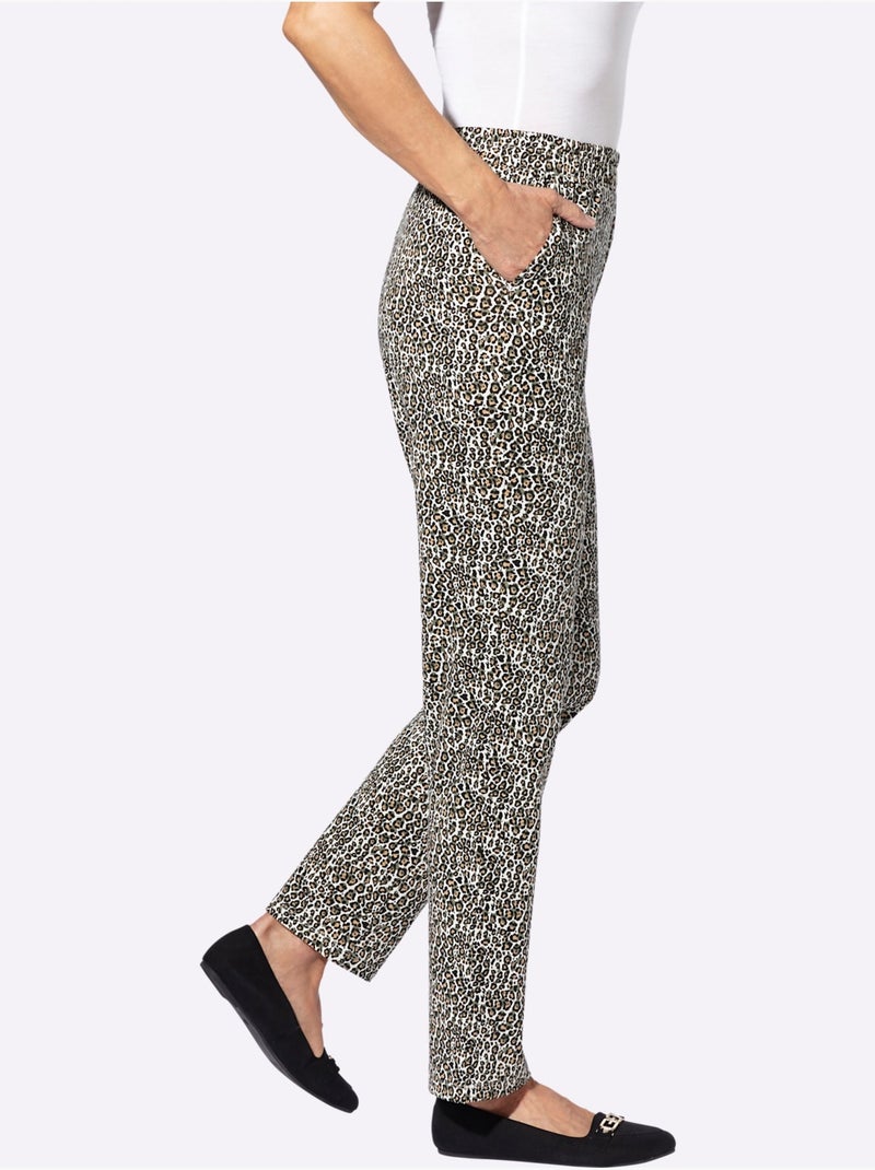 Pantalon de jogging ceinture élastique confortable - taille standard - moda vilona Blanc Kaki - Kiabi