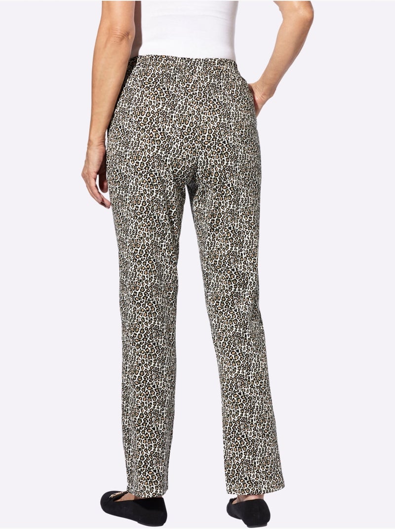 Pantalon de jogging ceinture élastique confortable - taille standard - moda vilona Blanc Kaki - Kiabi
