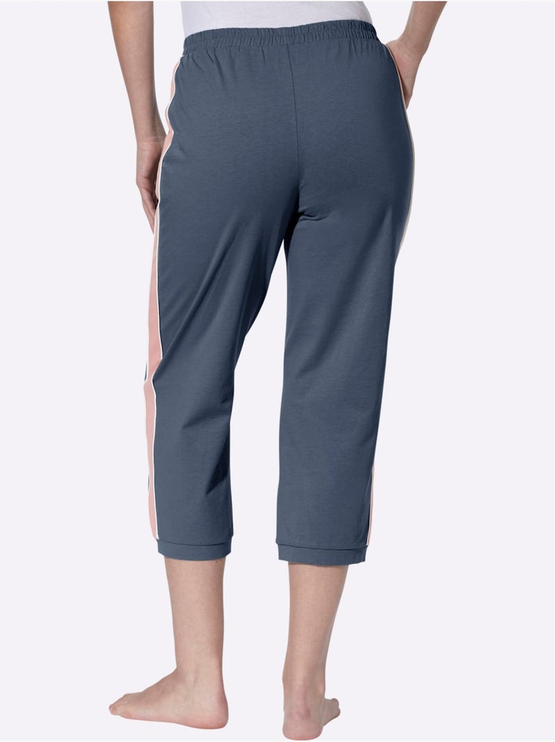 Pantalon de jogging ceinture élastique confortable - taille standard - moda vilona Bleu foncé - Kiabi