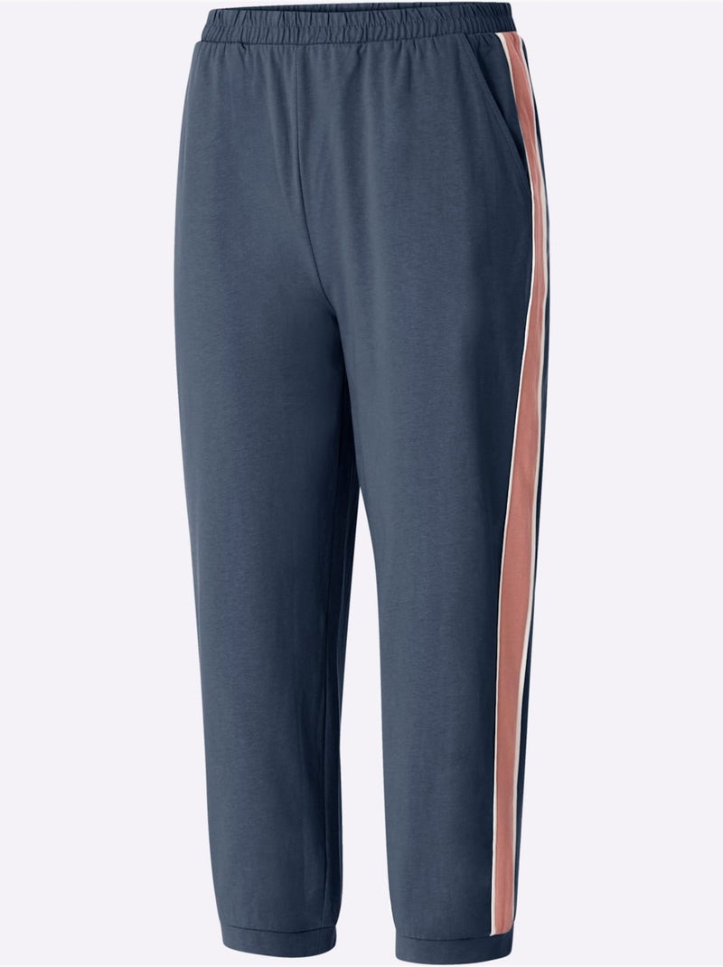 Pantalon de jogging ceinture élastique confortable - taille standard - moda vilona Bleu foncé - Kiabi