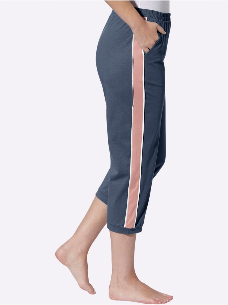 Pantalon de jogging ceinture élastique confortable - taille standard - moda vilona Bleu foncé - Kiabi