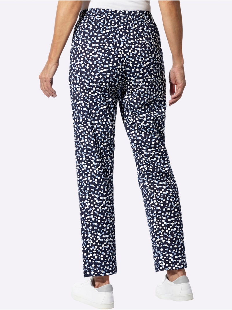 Pantalon de jogging ceinture élastique confortable - taille standard - moda vilona Bleu marine - Kiabi