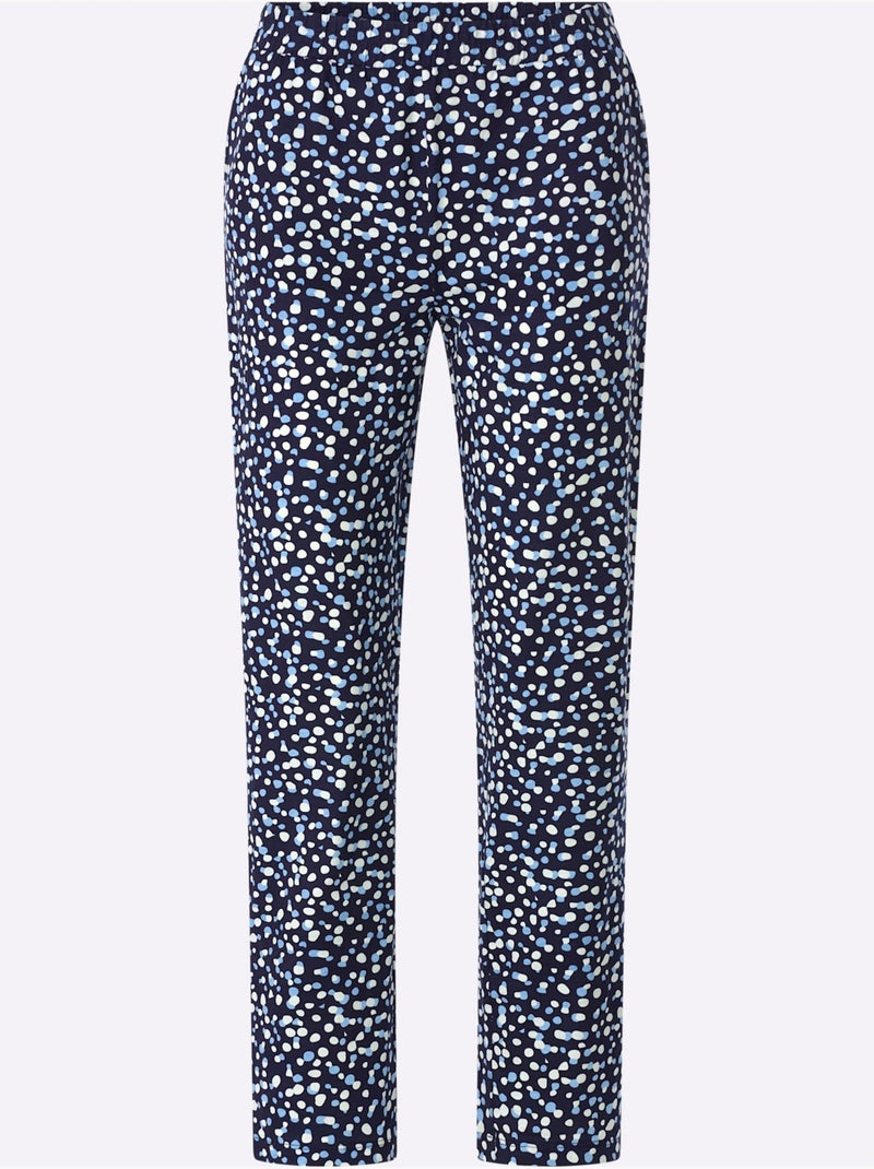 Pantalon de jogging ceinture élastique confortable - taille standard - moda vilona Bleu marine - Kiabi