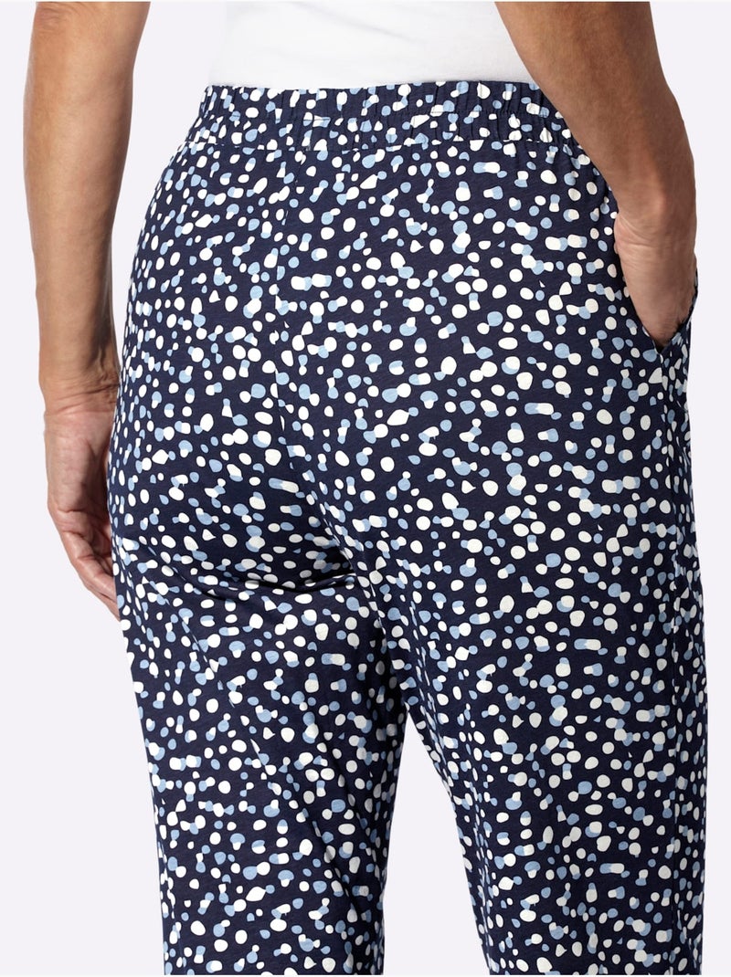 Pantalon de jogging ceinture élastique confortable - taille standard - moda vilona Bleu marine - Kiabi