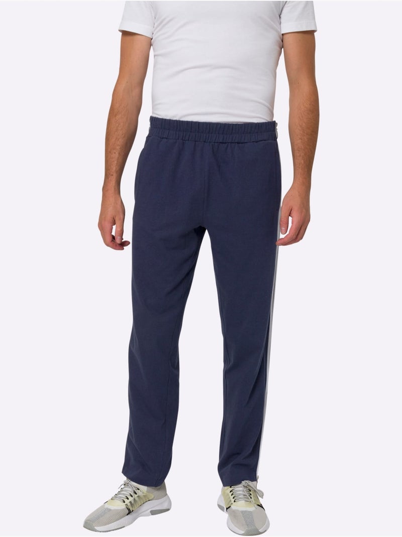 Pantalon de jogging ceinture élastique confortable - taille standard - moda vilona Bleu marine - Kiabi