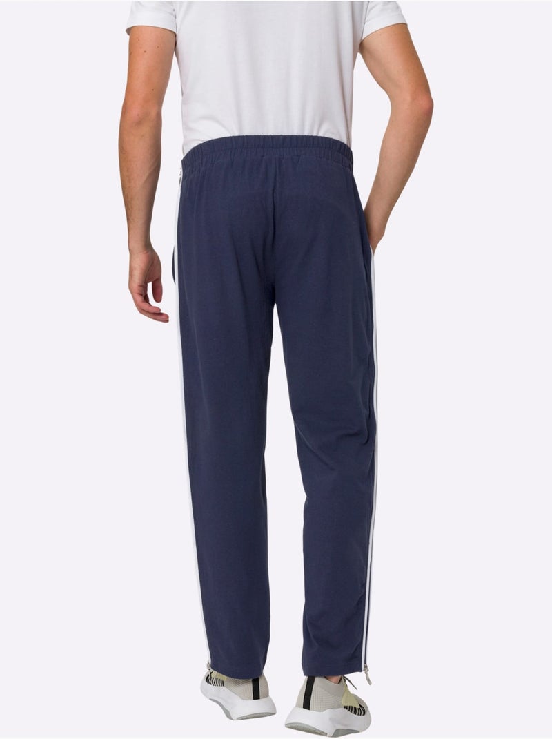 Pantalon de jogging ceinture élastique confortable - taille standard - moda vilona Bleu marine - Kiabi