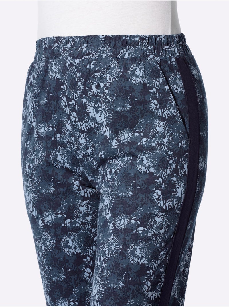 Pantalon de jogging ceinture élastique confortable - taille standard - moda vilona Bleu - Kiabi