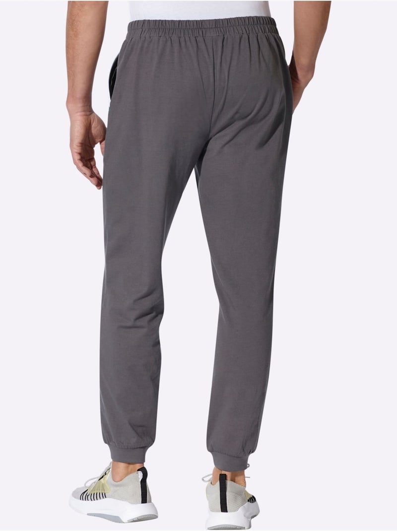 Pantalon de jogging ceinture élastique confortable - taille standard - moda vilona gris anthracite - Kiabi