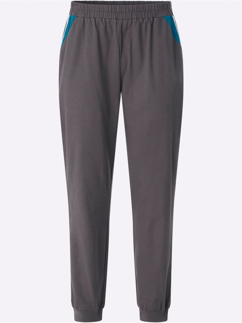 Pantalon de jogging ceinture élastique confortable - taille standard - moda vilona gris anthracite - Kiabi