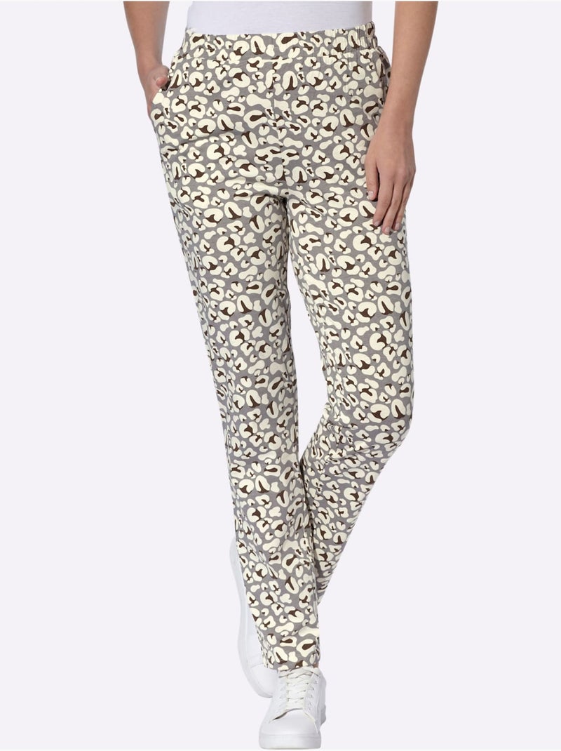 Pantalon de jogging ceinture élastique confortable - taille standard - moda vilona Gris - Kiabi