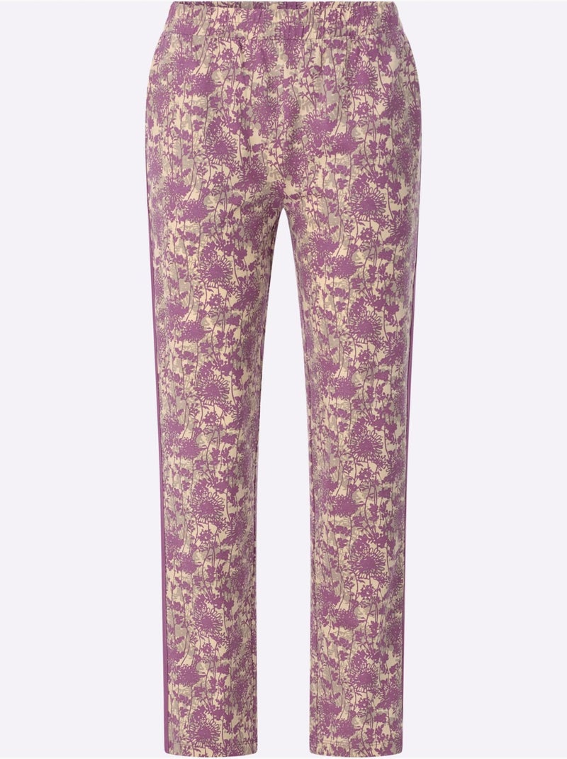 Pantalon de jogging ceinture élastique confortable - taille standard - moda vilona Jaune / Violet - Kiabi