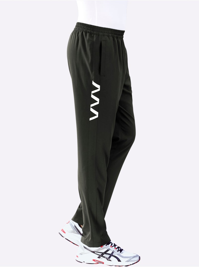 Pantalon de jogging ceinture élastique confortable - taille standard - moda vilona Noir Blanc - Kiabi