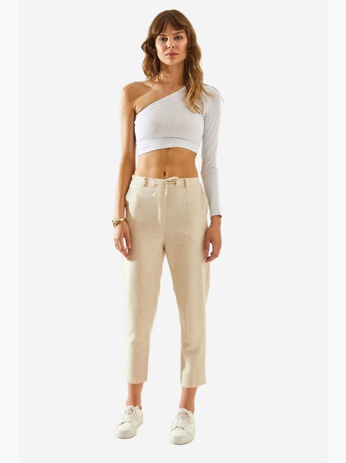 Pantalon de jogging cheville lien de serrage lucci - Kiabi Pantalon de jogging cheville lien de serrage lucci - Kiabi