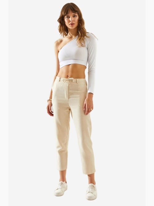 Pantalon de jogging cheville lien de serrage lucci - Kiabi Pantalon de jogging cheville lien de serrage lucci - Kiabi