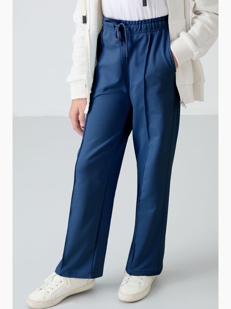 Pantalon de jogging côtelé tommy Bleu marine - Kiabi