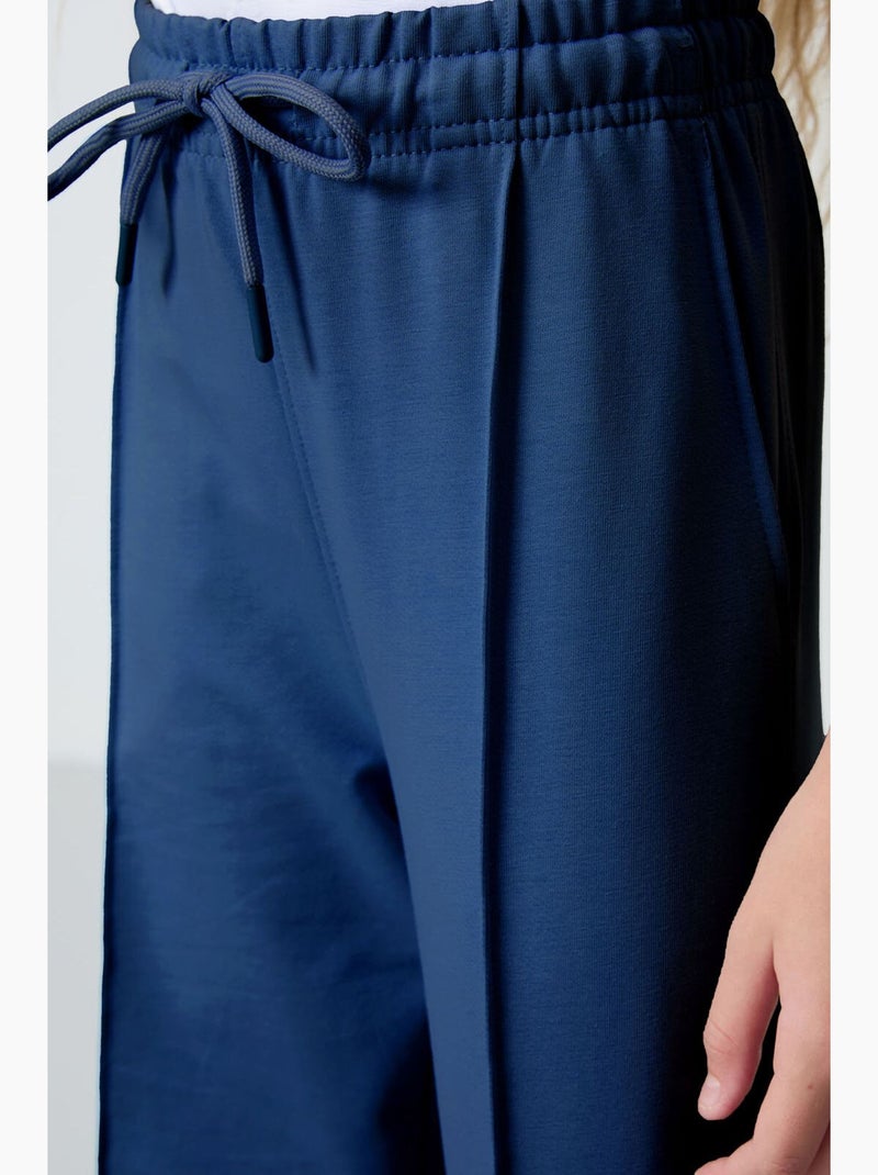 Pantalon de jogging côtelé tommy Bleu marine - Kiabi
