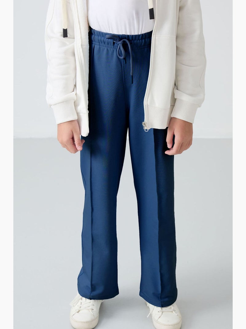 Pantalon de jogging côtelé tommy Bleu marine - Kiabi