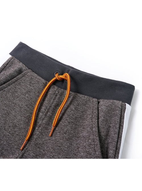 Pantalon de jogging coton mélangé chiné avec cordon - vidaxl - Kiabi Pantalon de jogging coton mélangé chiné avec cordon - vidaxl - Kiabi