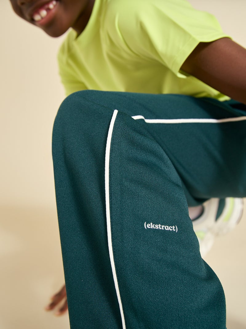 Pantalon de jogging coupe regular (ekstract) Vert - Kiabi