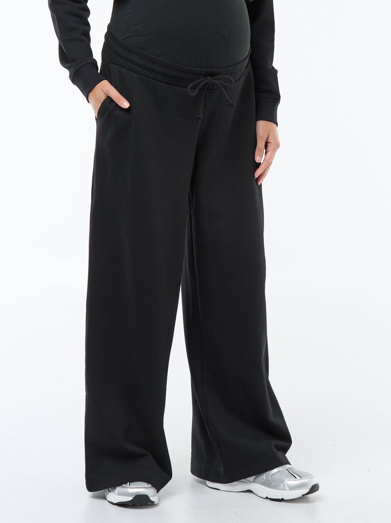 Pantalon de jogging de maternité Noir - Kiabi