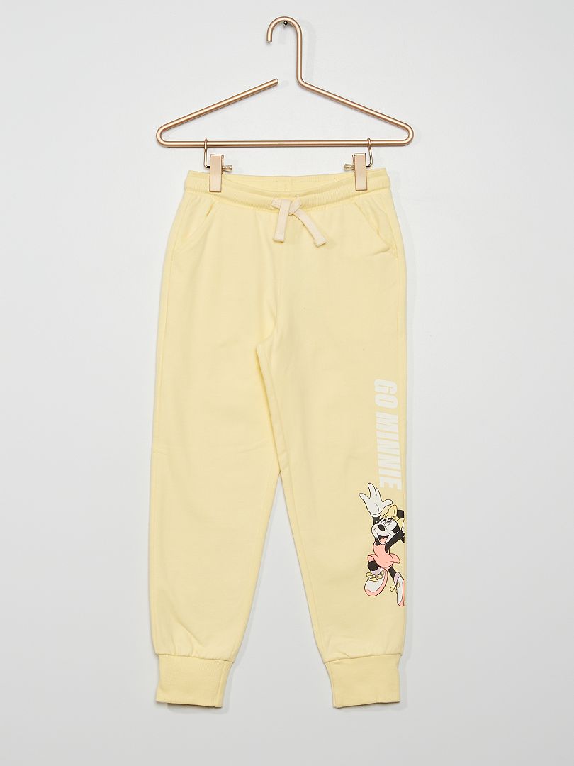 Pantalon de jogging 'Disney' jaune - Kiabi