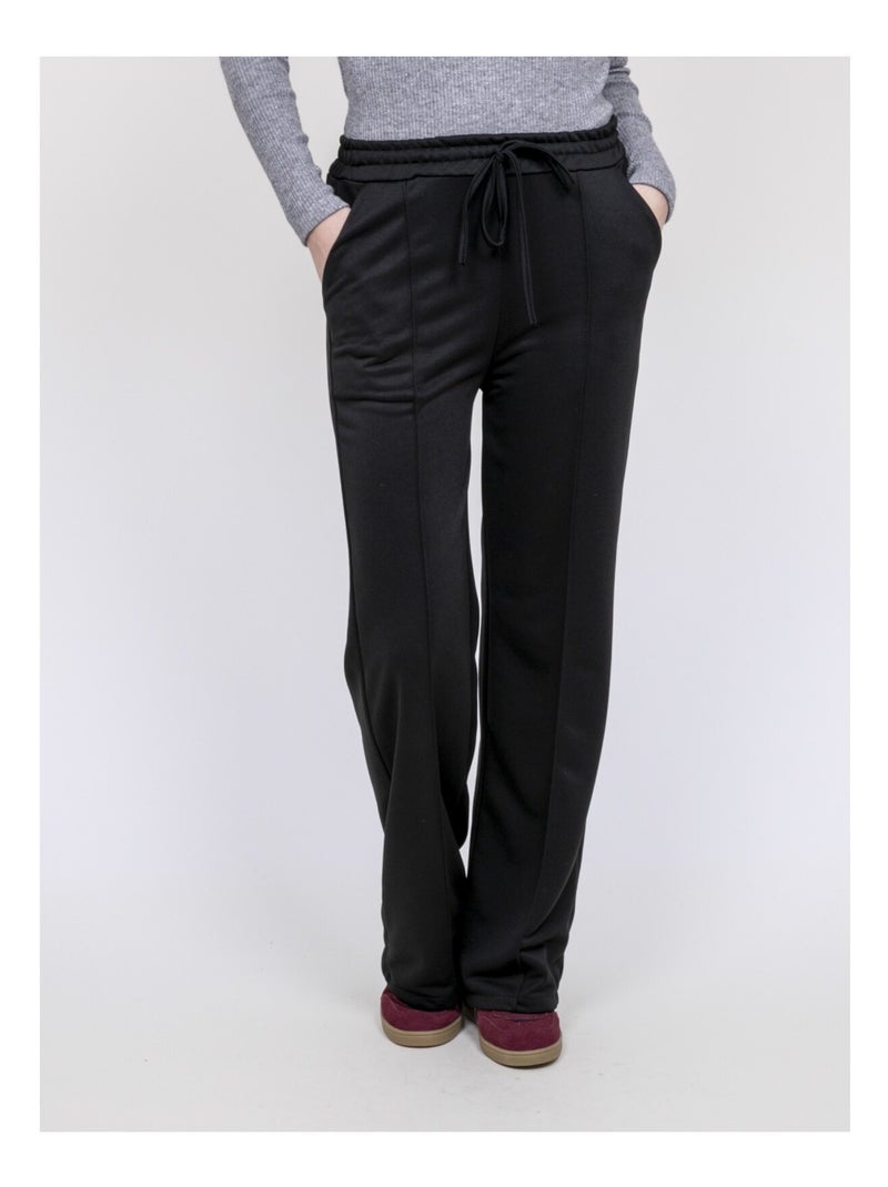 Pantalon de jogging droit ENAELLE Noir - Kiabi