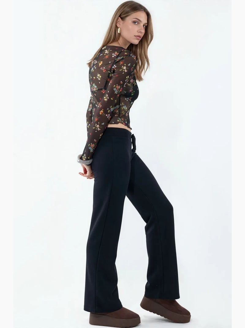 Pantalon de jogging droit femme busem Bleu marine - Kiabi