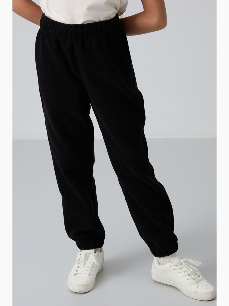 Pantalon de jogging droit tommy Noir - Kiabi