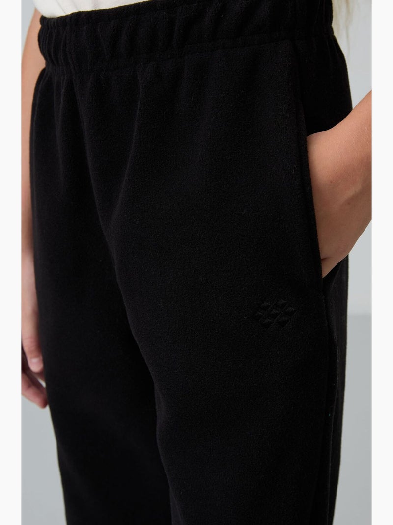 Pantalon de jogging droit tommy Noir - Kiabi