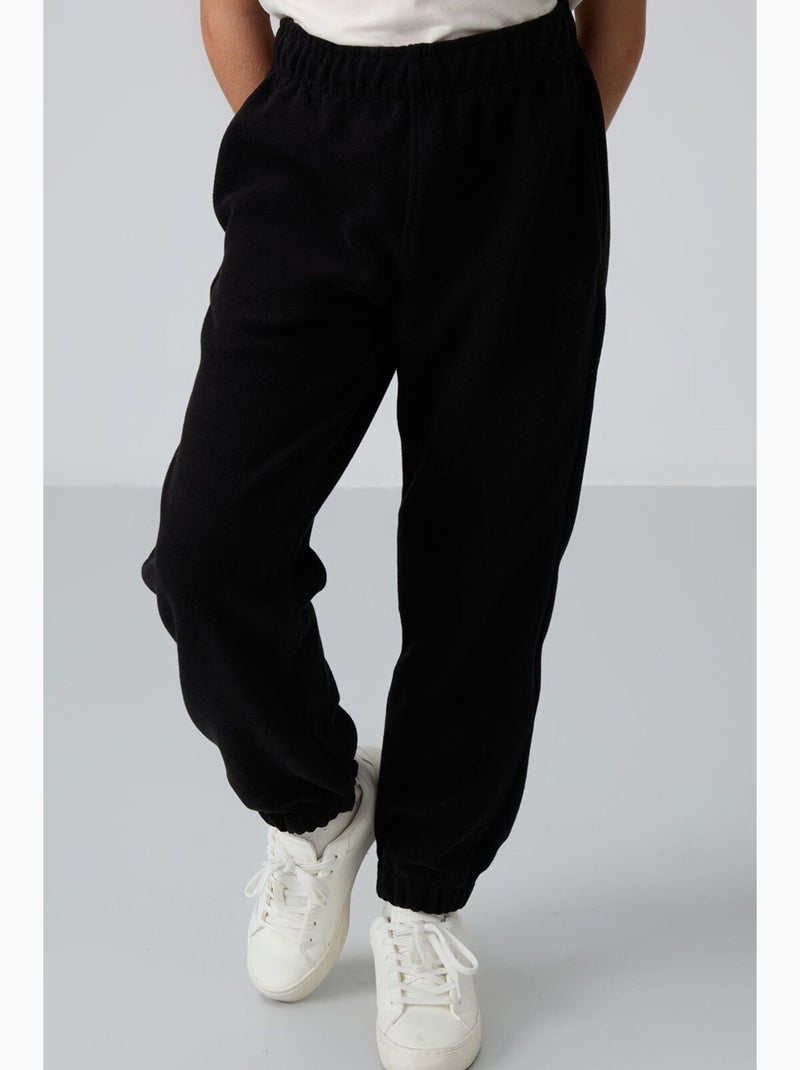 Pantalon de jogging droit tommy Noir - Kiabi