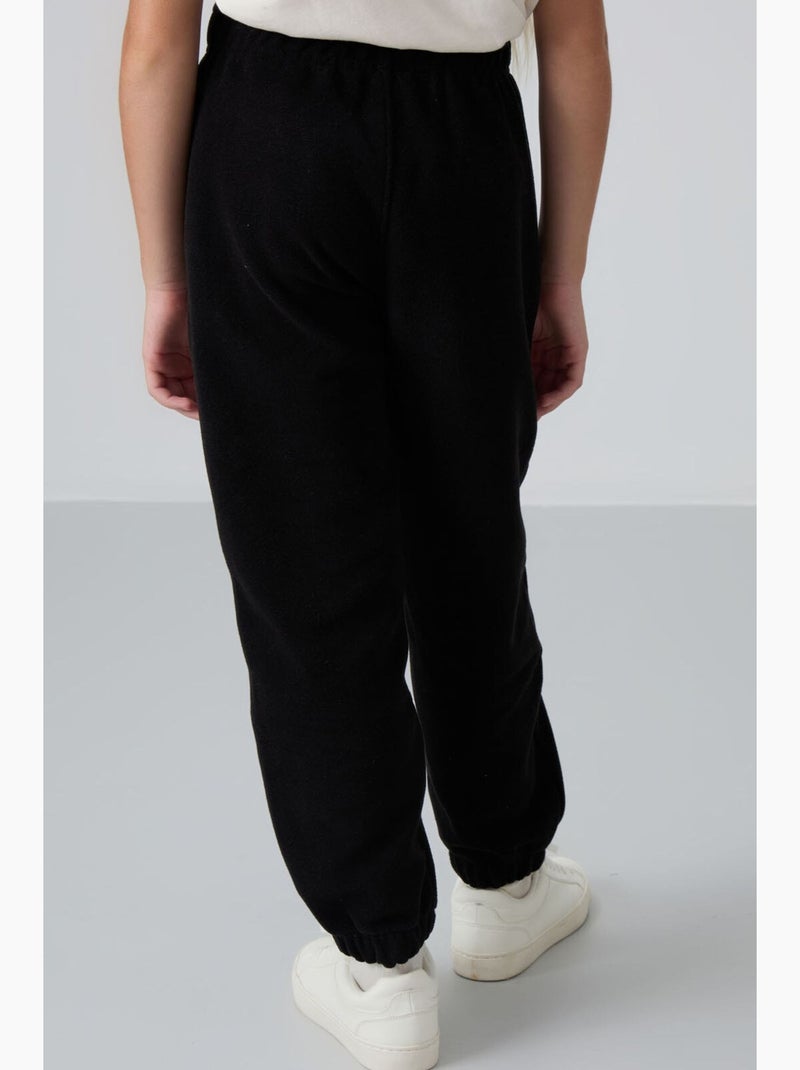 Pantalon de jogging droit tommy Noir - Kiabi