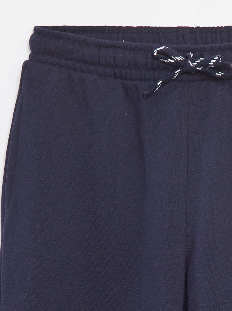 Pantalon de jogging  droit uni - Coupe + confortable Bleu - Kiabi