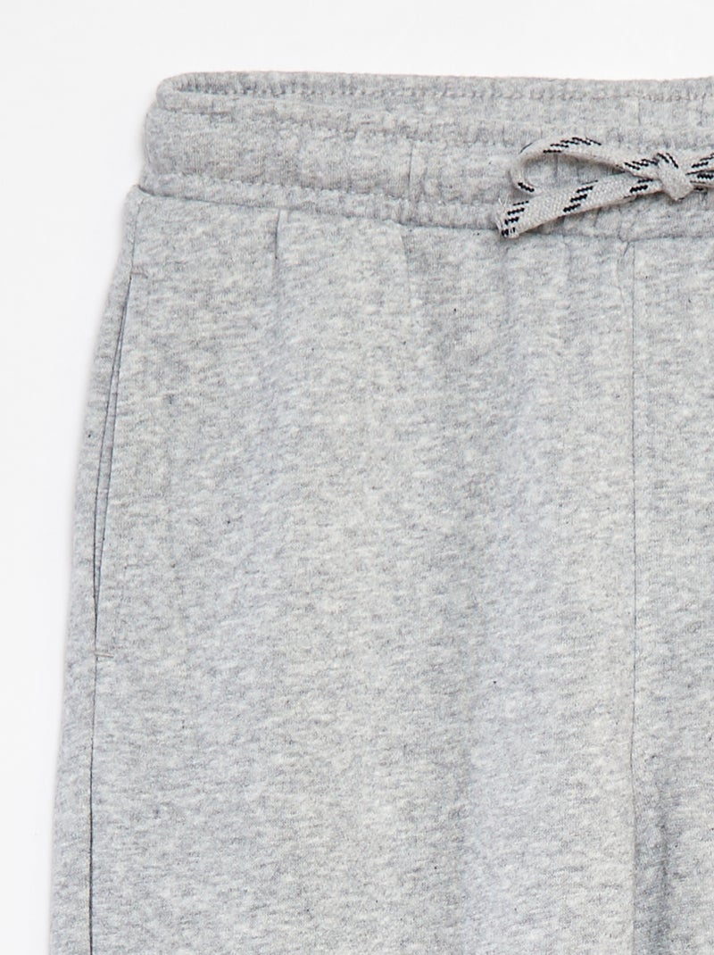 Pantalon de jogging  droit uni - Coupe + confortable Gris - Kiabi
