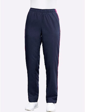 Pantalon de jogging empiècements latéraux contrastés - taille courte - witt