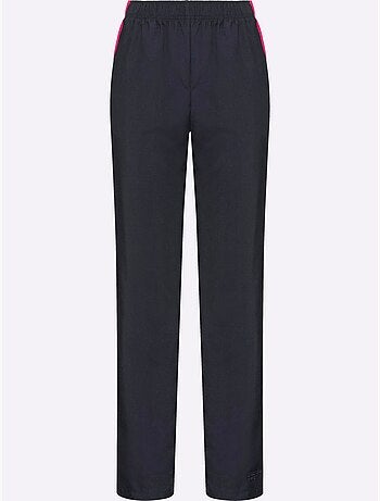 Pantalon de jogging empiècements latéraux contrastés - taille courte - witt