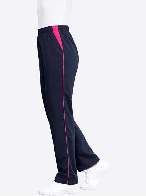 Pantalon de jogging empiècements latéraux contrastés - taille standard - witt - Kiabi Pantalon de jogging empiècements latéraux contrastés - taille standard - witt - Kiabi